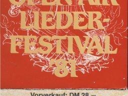 Open Air Liederfestival 1981